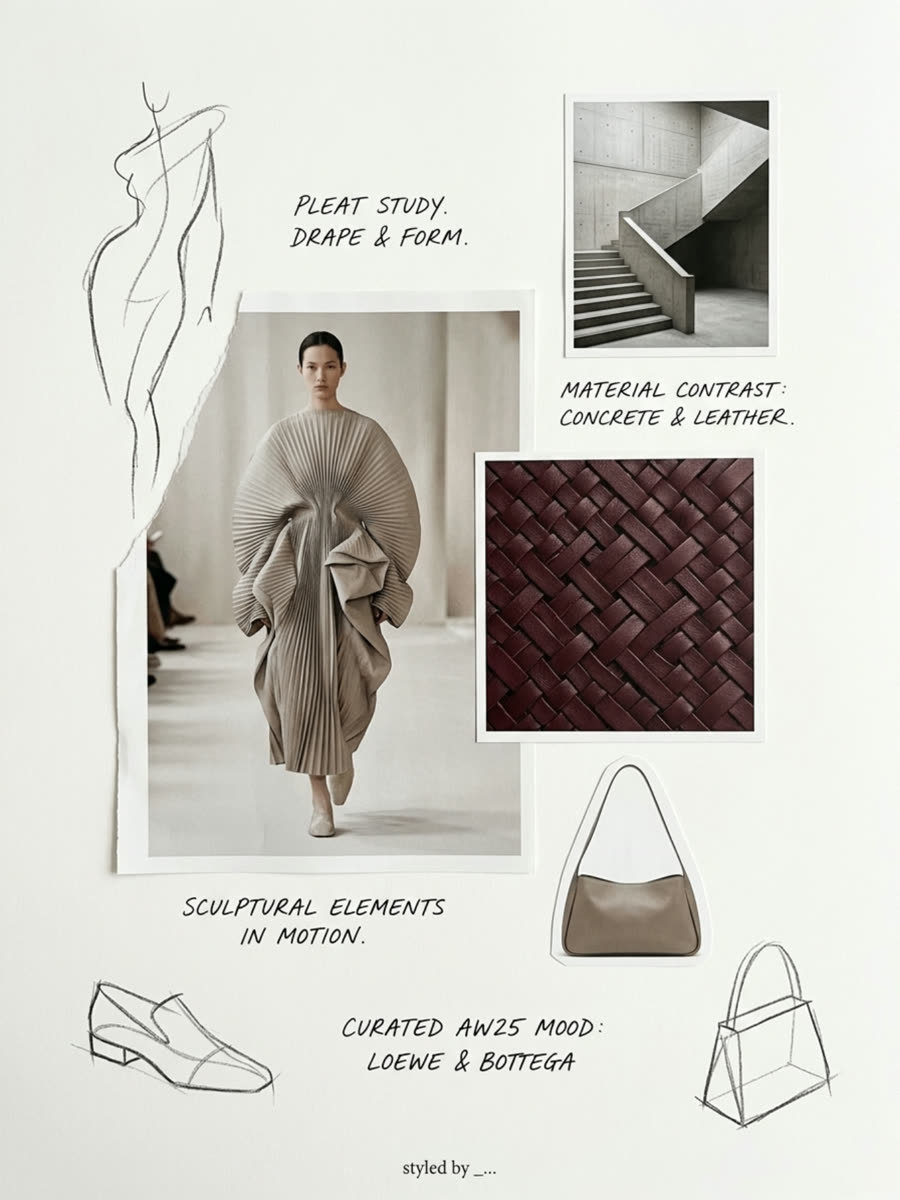 Moodboard surface